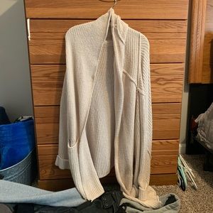 Free People Oversized chunky knit cardigan